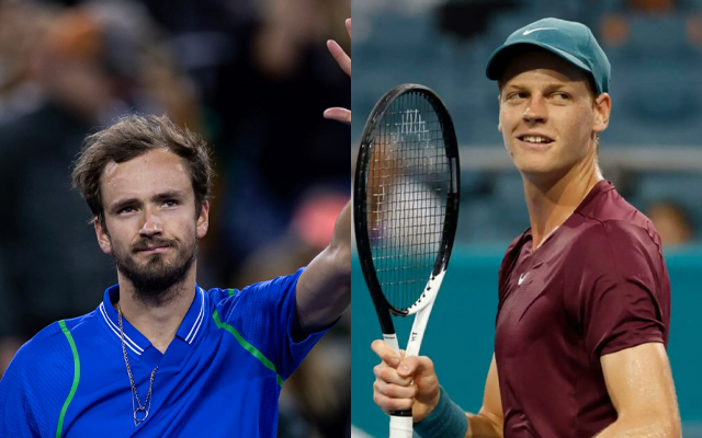 Daniil Medvedev and Jannik Sinner