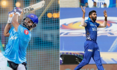 Jasprit Bumrah and Rishabh Pant