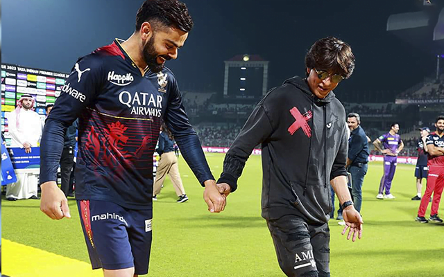 Virat Kohli and Shahrukh Khan