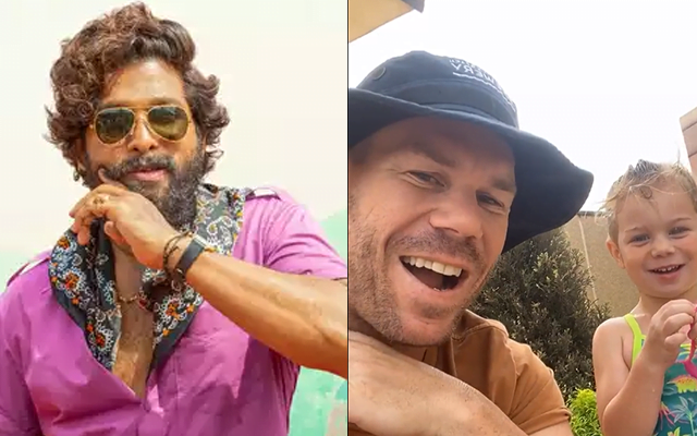 Allu Arjun-David Warner