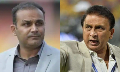 Virender Sehwag and Sunil Gavaskar