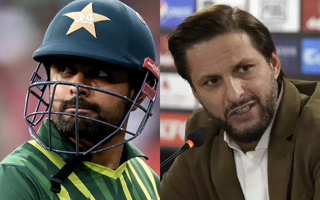 Babar Azam and Shahid Afridi