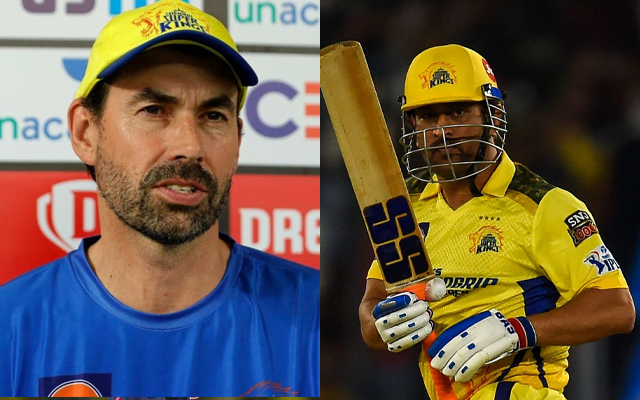 Stephen Fleming and MS Dhoni