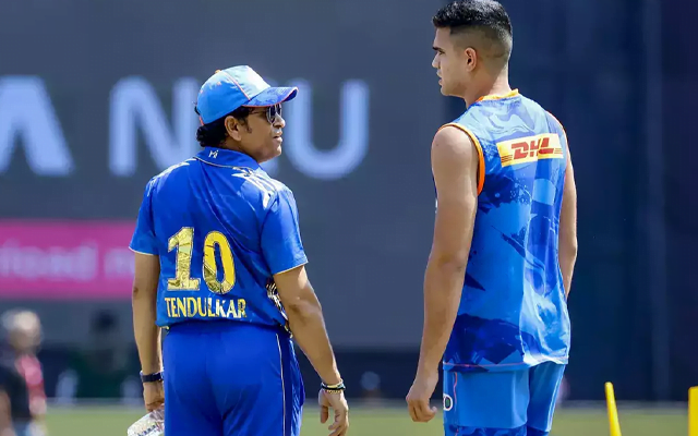 Sachin and Arjun Tendulkar