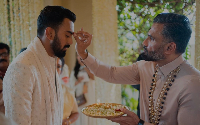 KL Rahul and Suniel Shetty