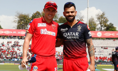 Sam Curran and Virat Kohli