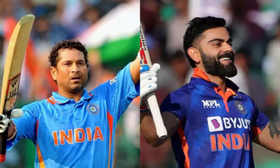 Sachin Tendulkar and Virat Kohli