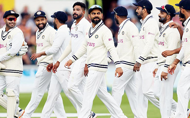 India's Test squad (Source - Twitter)