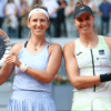 Beatriz Haddad Maia and Victoria Azarenka