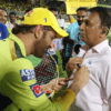 Gavaskar takes Dhoni's autograph