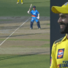 Jadeja's reaction Warner's sword celebration