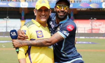 MS Dhoni and Hardik Pandya