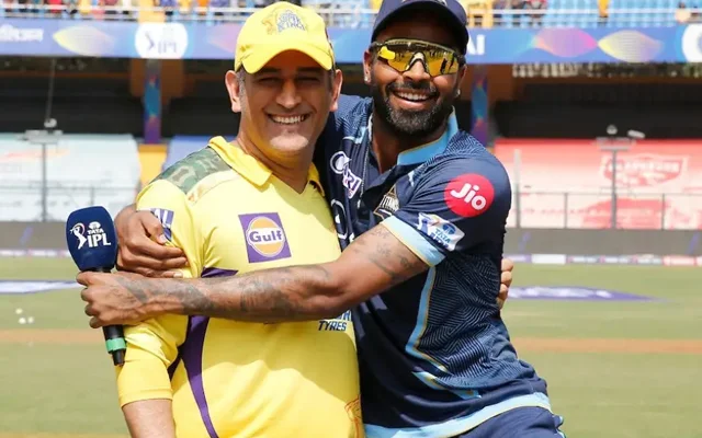 MS Dhoni and Hardik Pandya