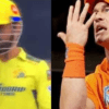 MS Dhoni (left) and John Cena (right)