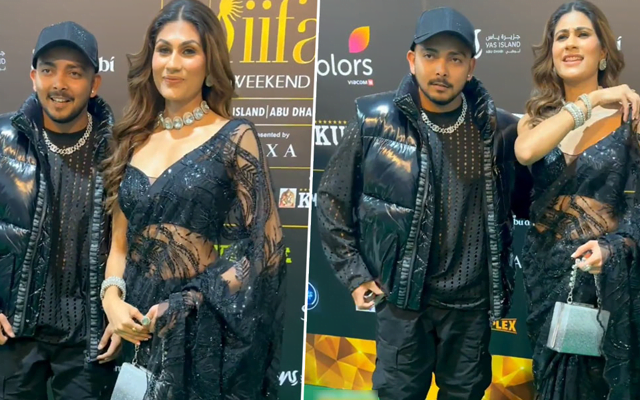 Prithvi Shaw with Nidhi Tapadia