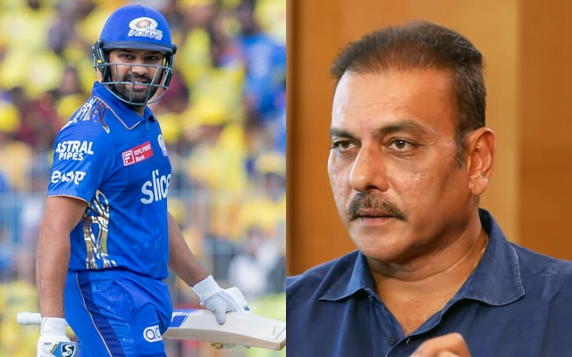 Rohit Sharma and Ravi Shastri