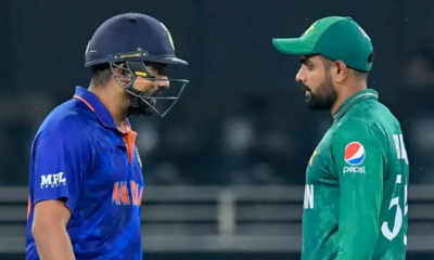 Rohit Sharma and Babar Azam (Source - Twitter)