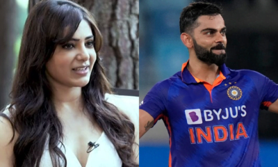 Samantha Prabhu and Virat Kohli (Source - Twitter)