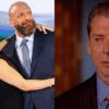 Triple H, Stephanie McMahon and Vince McMahon (Source - Twitter)