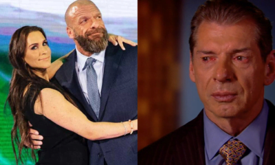 Triple H, Stephanie McMahon and Vince McMahon (Source - Twitter)