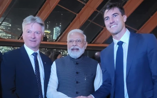 Pat Cummins Narendra Modi
