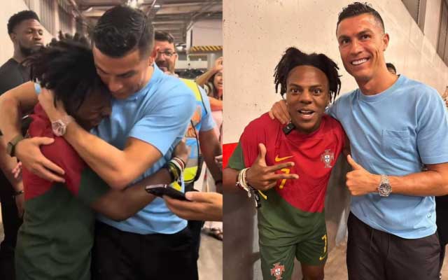 Cristiano Ronaldo and Ishowspeed