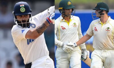 Virat Kohli-Alex Carey-Steve Smith