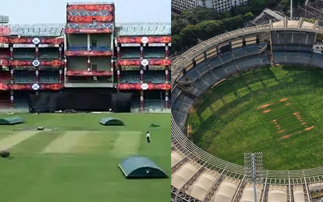 Arun Jaitley Stadium (left) and Wankhade Stadium (right)