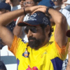 CSK fan at the Oval