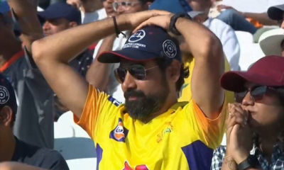 CSK fan at the Oval