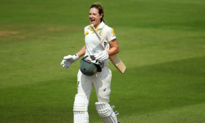 Ellyse Perry walking after getting out on 99 runs