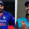 Mohammed Amir and Rohit Sharma