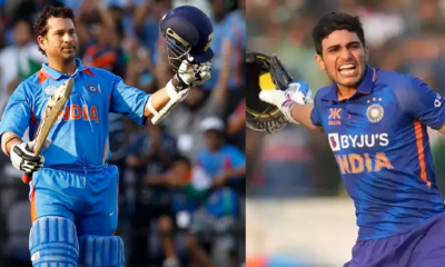 Sachin Tendulkar and Shubman Gill