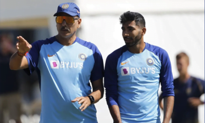 Ravi Shastri and Jasprit Bumrah