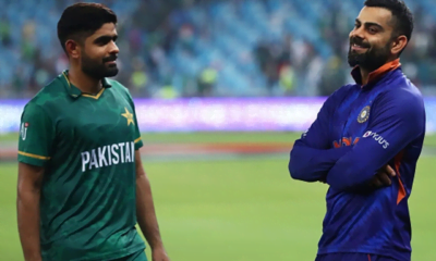 Babar Azam with Virat Kohli