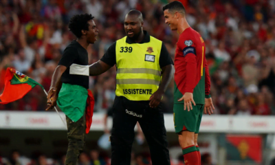 Cristiano Ronaldo pitch invader