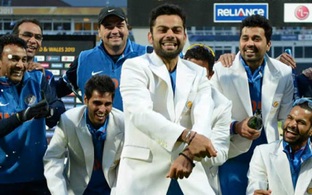 India won Champions trophy in 2013