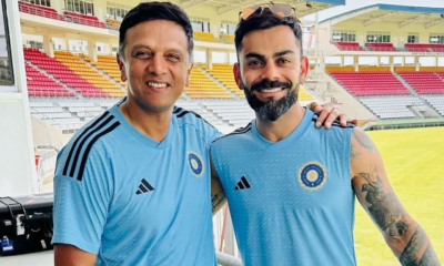 Rahul Dravid and Virat Kohli