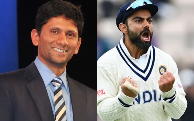 MSK Prasad and Virat Kohli