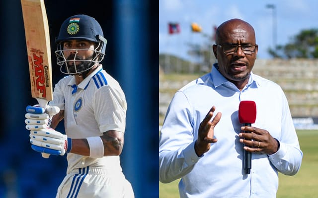 Virat Kohli and Ian Bishop