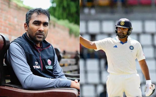 Mahela Jayawardene and Rohit Sharma