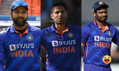 Rohit Sharma, Suryakumar Yadav and Sanju Samson