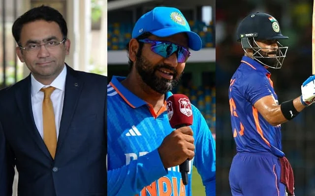 Saba Karim, Rohit Sharma and Virat Kohli