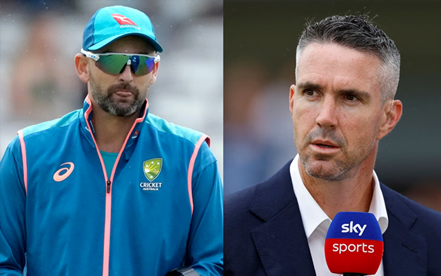 Nathan Lyon and Kevin Pieterson