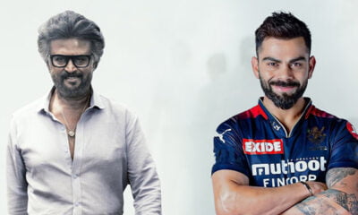 Virat Kohli and Rajnikanth