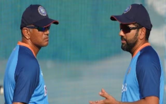 Rohit Sharma and Rahul Dravid