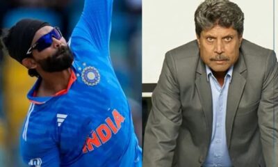 Ravindra Jadeja and Kapil Dev