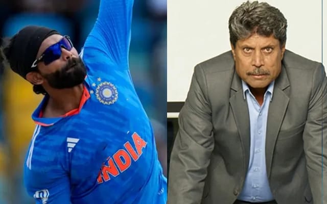 Ravindra Jadeja and Kapil Dev