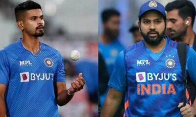 Shreyas Iyer and Rohit Sharma