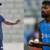 Rahul Dravid and Hardik Pandya